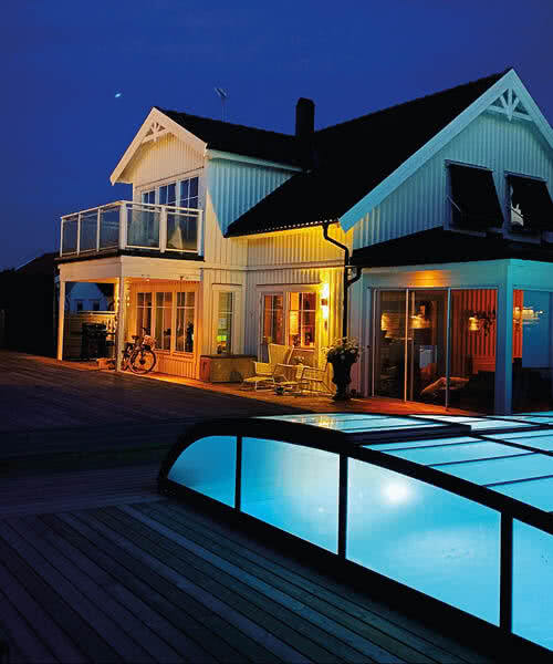 Miljöbild pool från kund